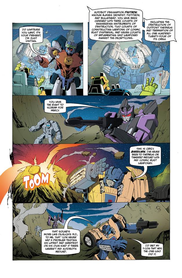 Transformers News: TFSS 2.0 Preview Comic Pages 1 and 2 (of 7)