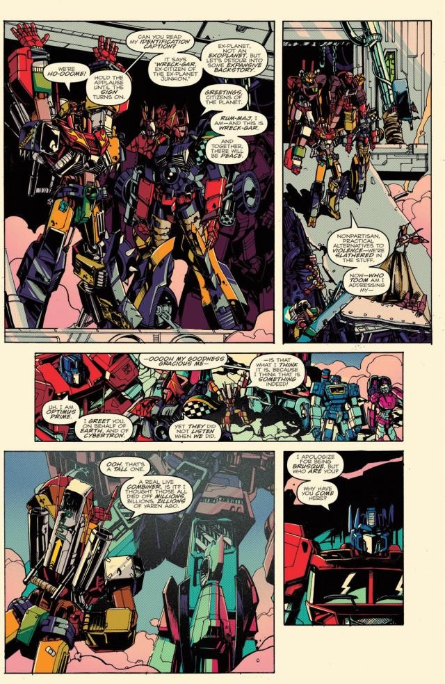 Transformers News: Full Preview of IDW Optimus Prime #2