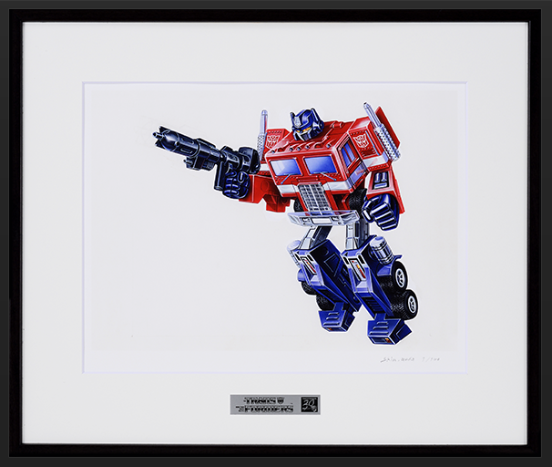 Transformers News: Transformers Master Art Collection - Limited Edition Optimus Prime Package Art Production
