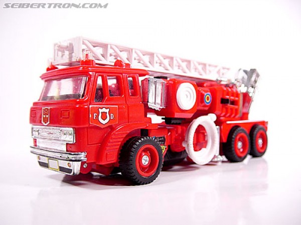 transformers optimus prime fire truck