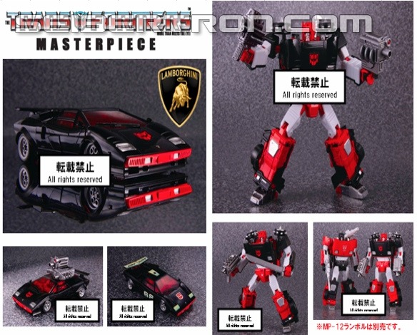 Transformers News: MP-14B Soundblaster with Ratbat and MP-12G G2 Sideswipe Official Images!