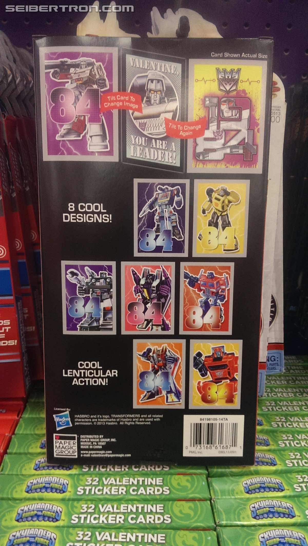 Transformers News: G1 Transformers Valentines Appearing At Retail