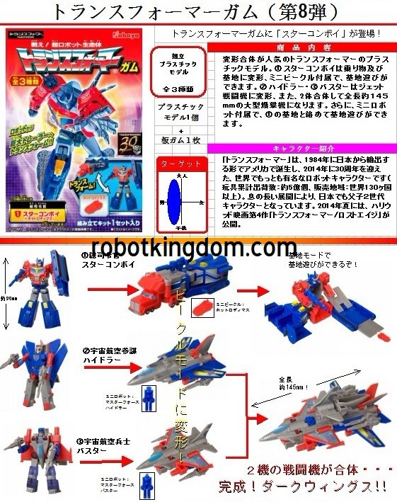 Transformers News: Kabaya Wave 8 To Include Star Convoy, Buster And Hydra