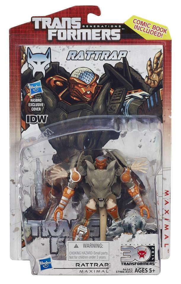 Transformers News: Official Rattrap And Tankor In Package Images