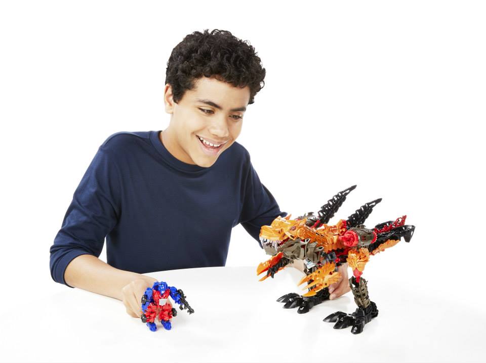 Transformers News: Transformers: Age Of Extinction Constructbots Dinofire Grimlock Official Images