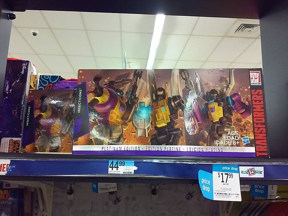 Transformers News: Platinum Edition Reissue of G1 Insecticons At US Retail, At K-Mart
