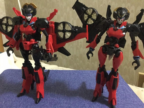 Transformers News: Legends Arcee, Chromia And Windblade Comparison Images With Hasbro Counterparts