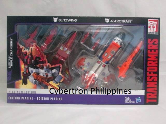 Transformers News: First Platinum Edition Blitzwing and Astrotrain In Package Image Surfaces
