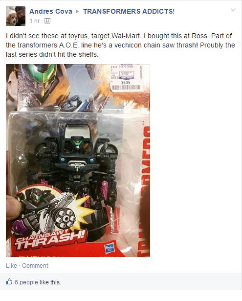 Transformers News: Age of Extinction Power Battlers Vehicon Found At Ross