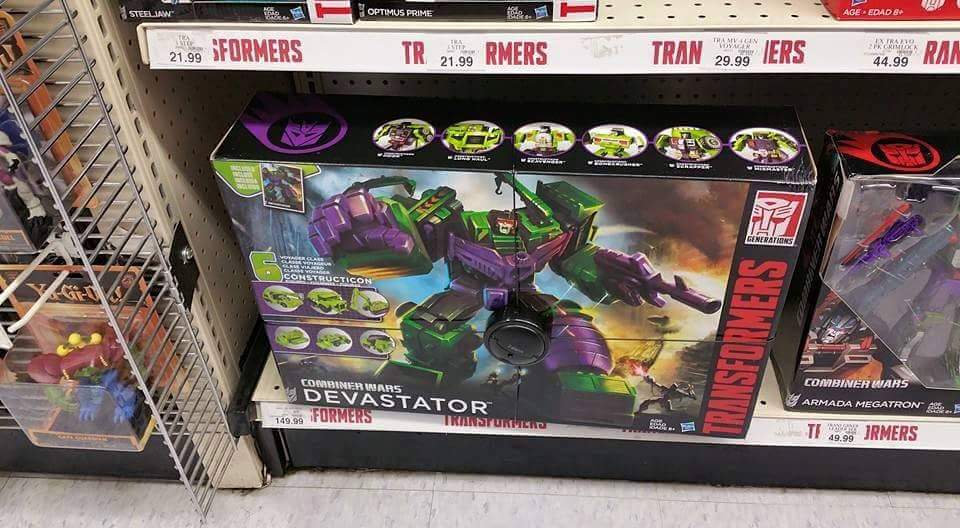 Transformers News: Combiner Wars Devastator Found At US Retail, Price Confirmed @ $149.99