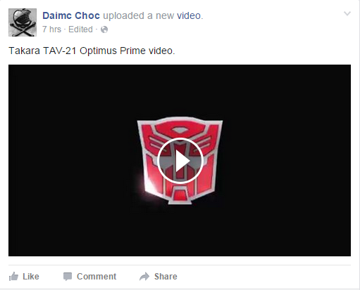 Transformers News: New Japanese Language Commercial For TAV Optimus, Plus A New Tweet From TFYuki