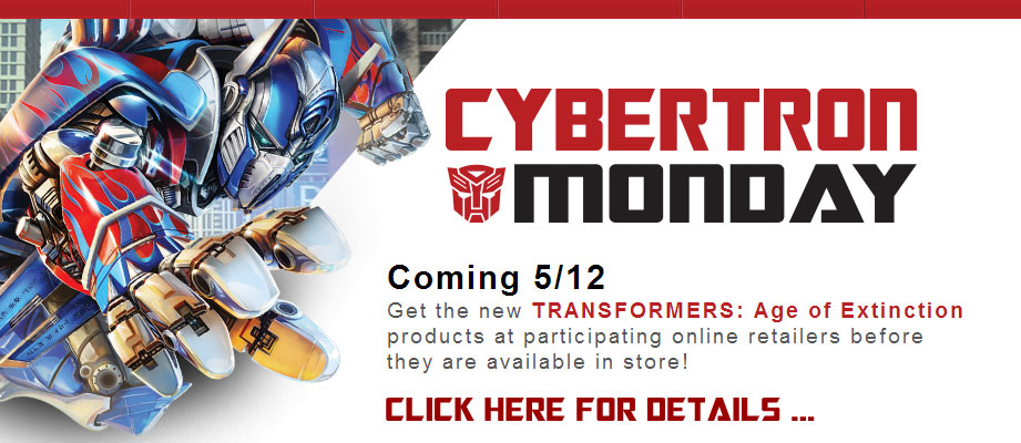 Transformers News: Cybertron Monday is here! Get your Age of Extinction toys online starting today!