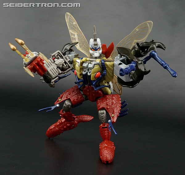 Transformers News: New Galleries: Beast Wars II X-3 Tripledacus with DJ, Gimlet and Motorarm