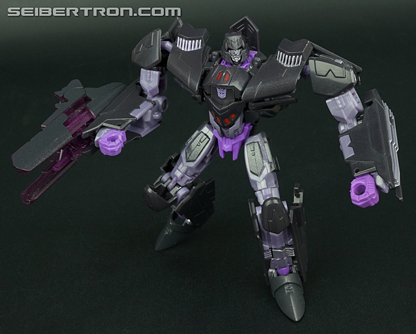 black and purple transformer