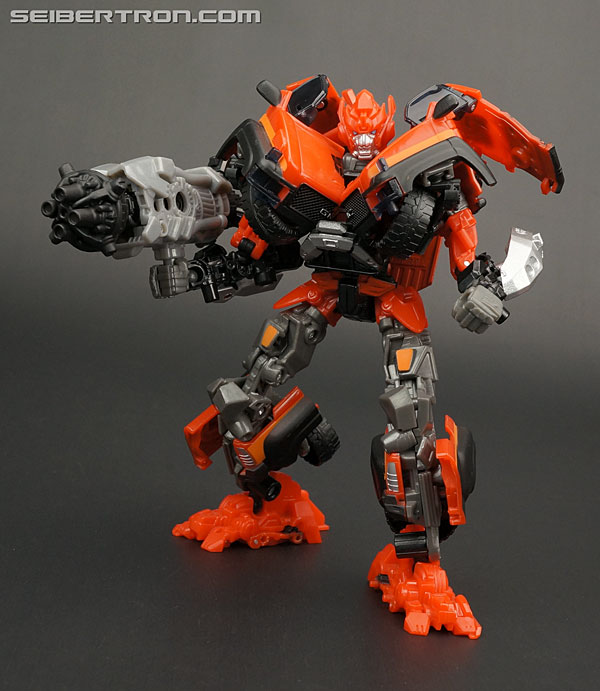 black and orange transformer
