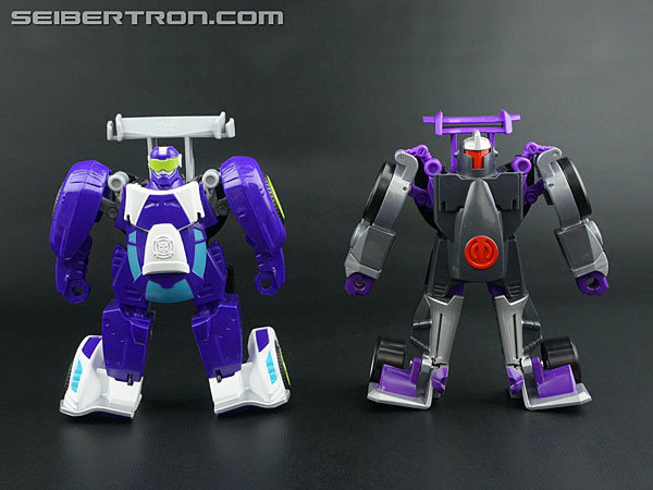 purple transformer rescue bot