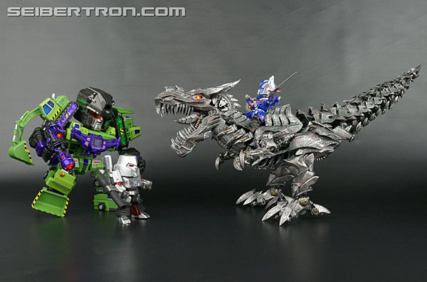 Transformers News: New Galleries: Kids Logic Transformers Mecha Nations MN11 Age of Extinction Grimlock + Optimus Prime