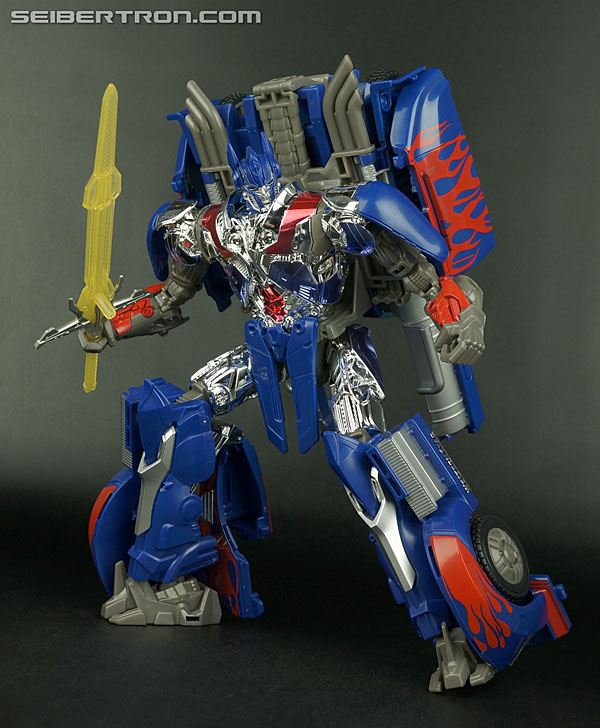 Transformers Age of Extinction 1st Ed Super Bowl last Knight Optimus Prime 