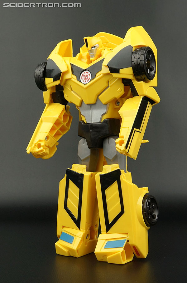 Transformers News: New Galleries: Robots In Disguise 3-Step Hyperchange Grimlock and Bumblebee