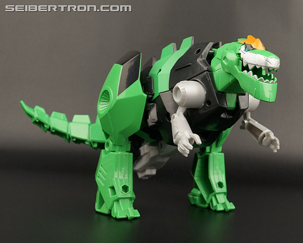 Transformers News: New Galleries: Robots In Disguise 3-Step Hyperchange Grimlock and Bumblebee