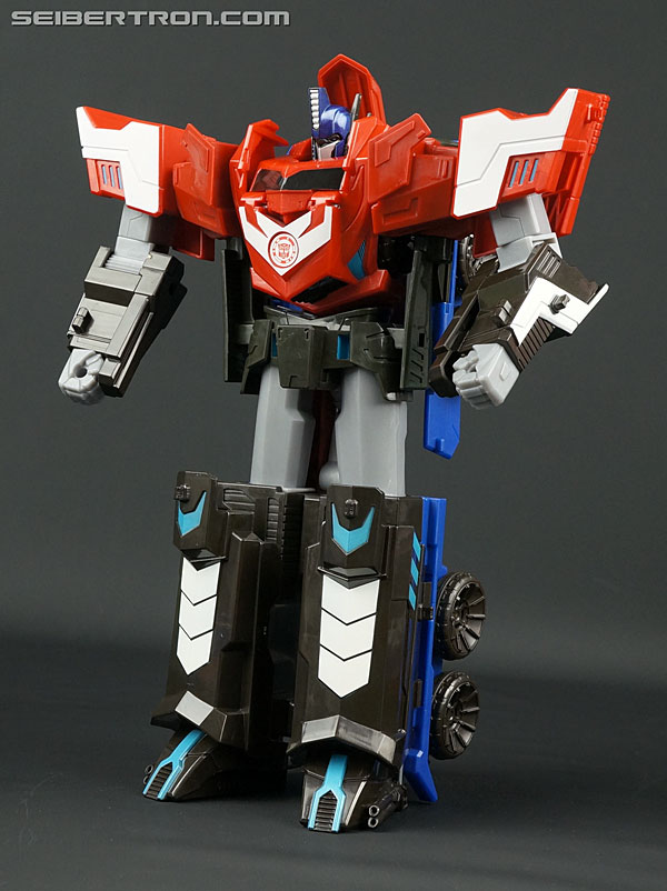 Transformers News: New Galleries: Robots In Disguise Mega Optimus Prime plus Adventures Gregevor, Bumblebee, Steeljaw,