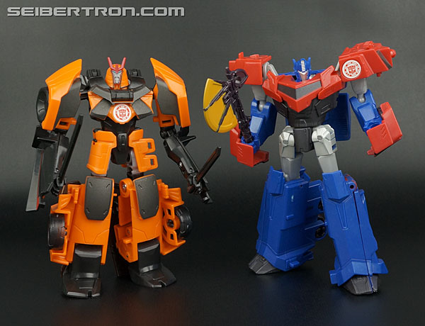 Transformers News: New Galleries: Robots In Disguise Warrior Class Drift and Optimus Prime
