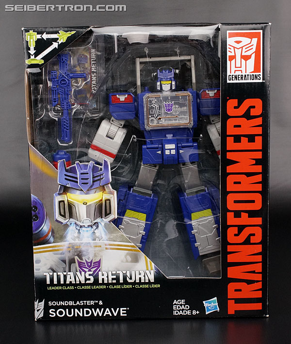 Transformers News: New Galleries: Titans Return Leader Soundwave with Soundblaster