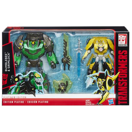 Transformers News: New Photos of Transformers Platinum RID Grimlock and Bumblebee who are now Available at Walmart.ca