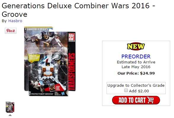 Transformers News: New Pre-Orders - BigBadToyStore.com - Transformers Combiner Wars Deluxe Groove and MP-25L