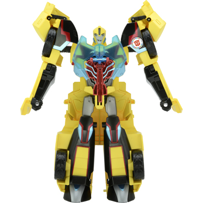 Transformers News: Stock Images - Takara Tomy Transformers Adventure TAV51 Hyper Surge Bumblebee, TAV52 Strongarm