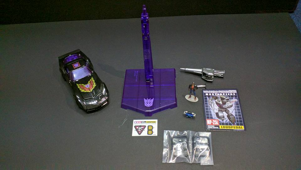 Transformers News: TakaraTomy Transformers Masterpiece MP-25L Loudpedal In Hand