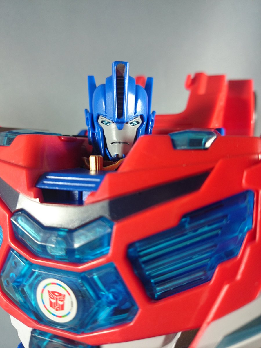 Transformers News: TakaraTomy Transformers Adventure TAV-50 Hypersurge Optimus Prime In-Hand