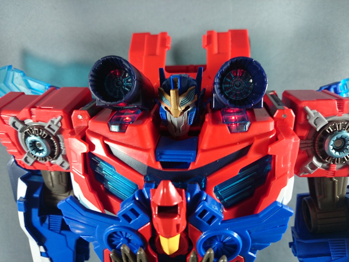 Transformers News: TakaraTomy Transformers Adventure TAV-50 Hypersurge Optimus Prime In-Hand