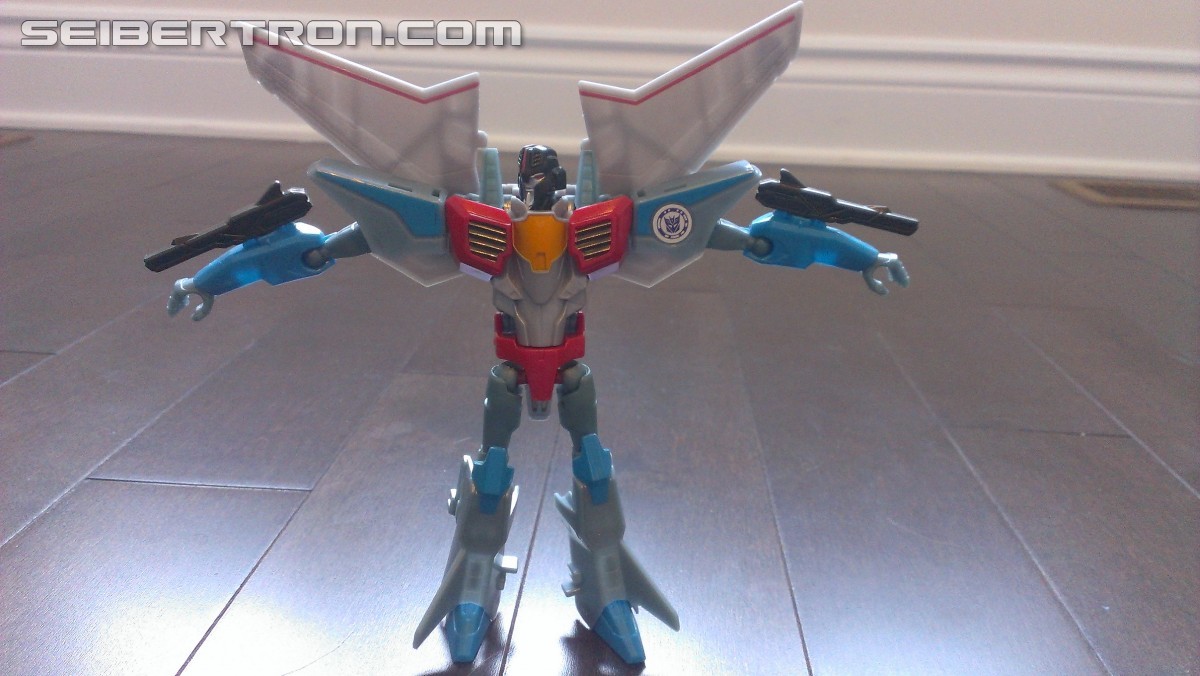 Transformers News: A Ton of New Images of the New Robots in Disguise Exclusive Starscream Warrior Figure with Review