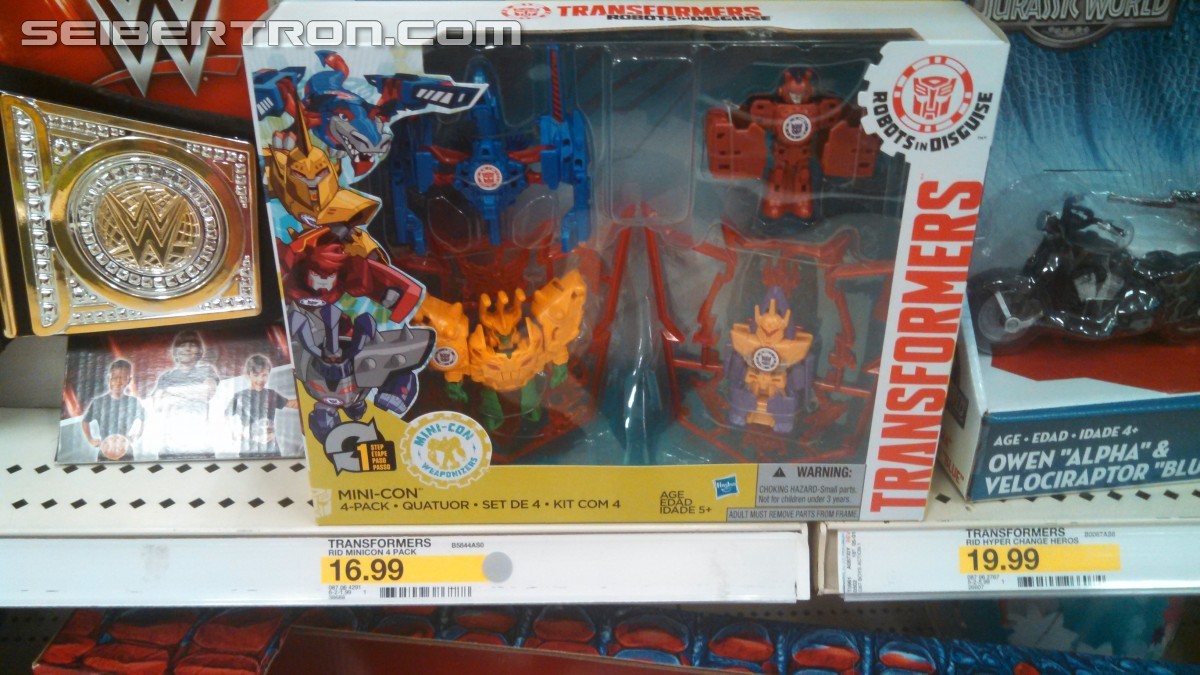 Transformers Robots in Disguise Minicons Weapon 4 pack Found at US
