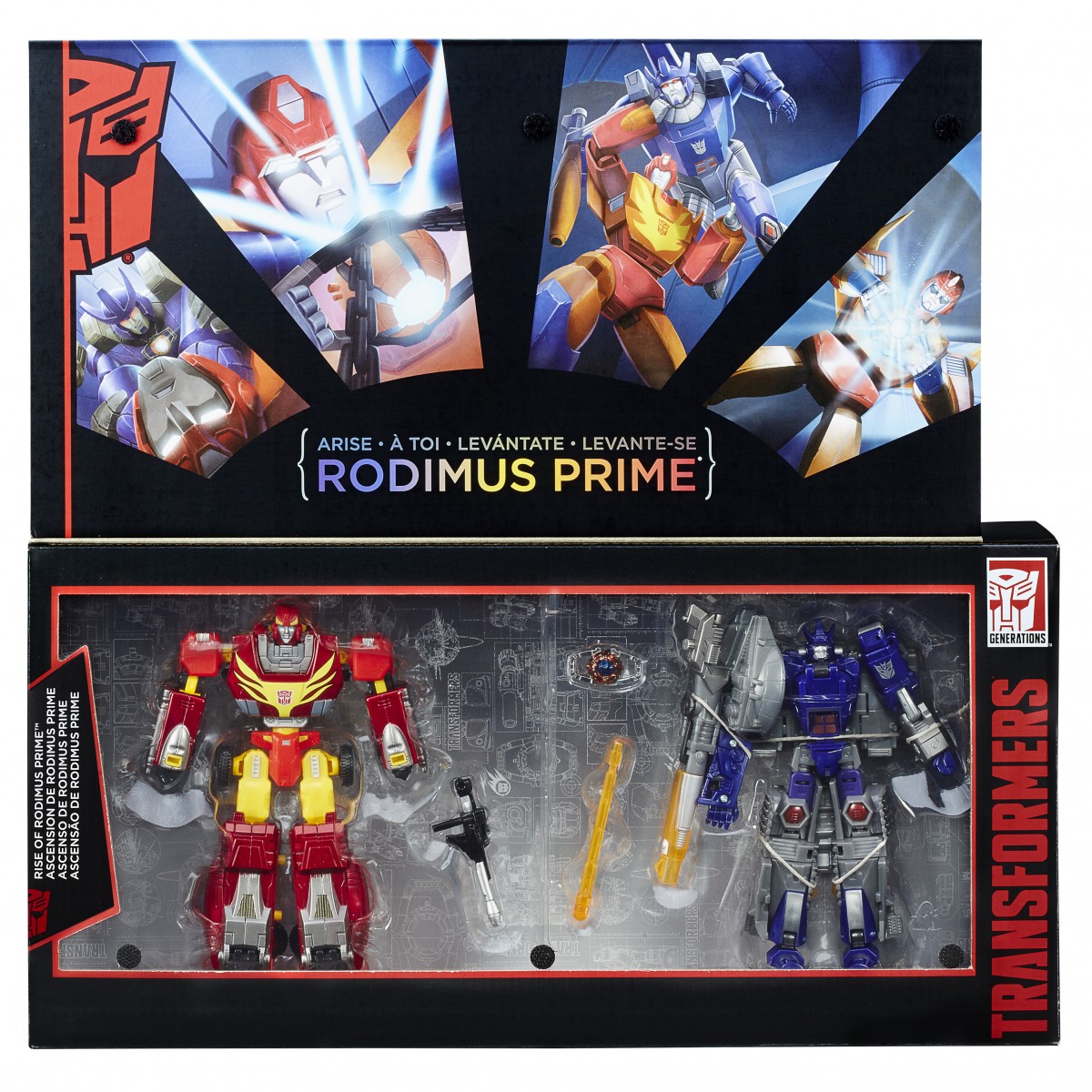 Transformers News: More Images - Platinum Edition Rise of Rodimus Prime Set