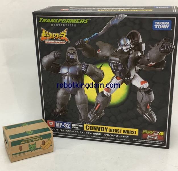 Transformers News: Takara Tomy Transformers MP-32 Beast Convoy Asia Exclusive Mace and Packaging