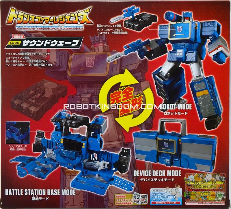 Transformers News: In-Package Images of Takara Tomy Transformers Legends LG35 Super Ginrai, LG36 Soundwave, LG37 Ravage