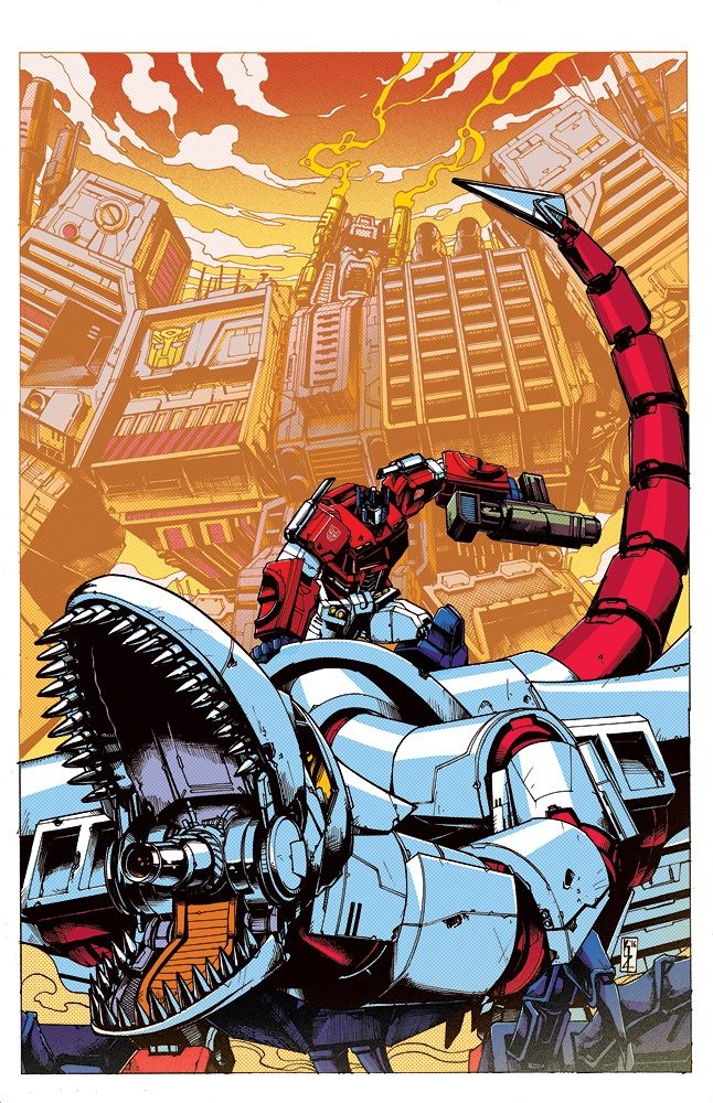Transformers News: Variant Cover for IDW Optimus Prime #6 by Kei Zama and Josh Burcham