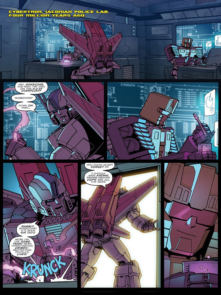 Transformers News: iTunes Preview of IDW Optimus Prime #8
