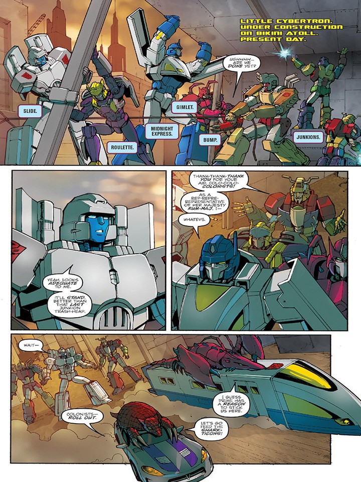 Transformers News: iTunes Preview of IDW Optimus Prime #8