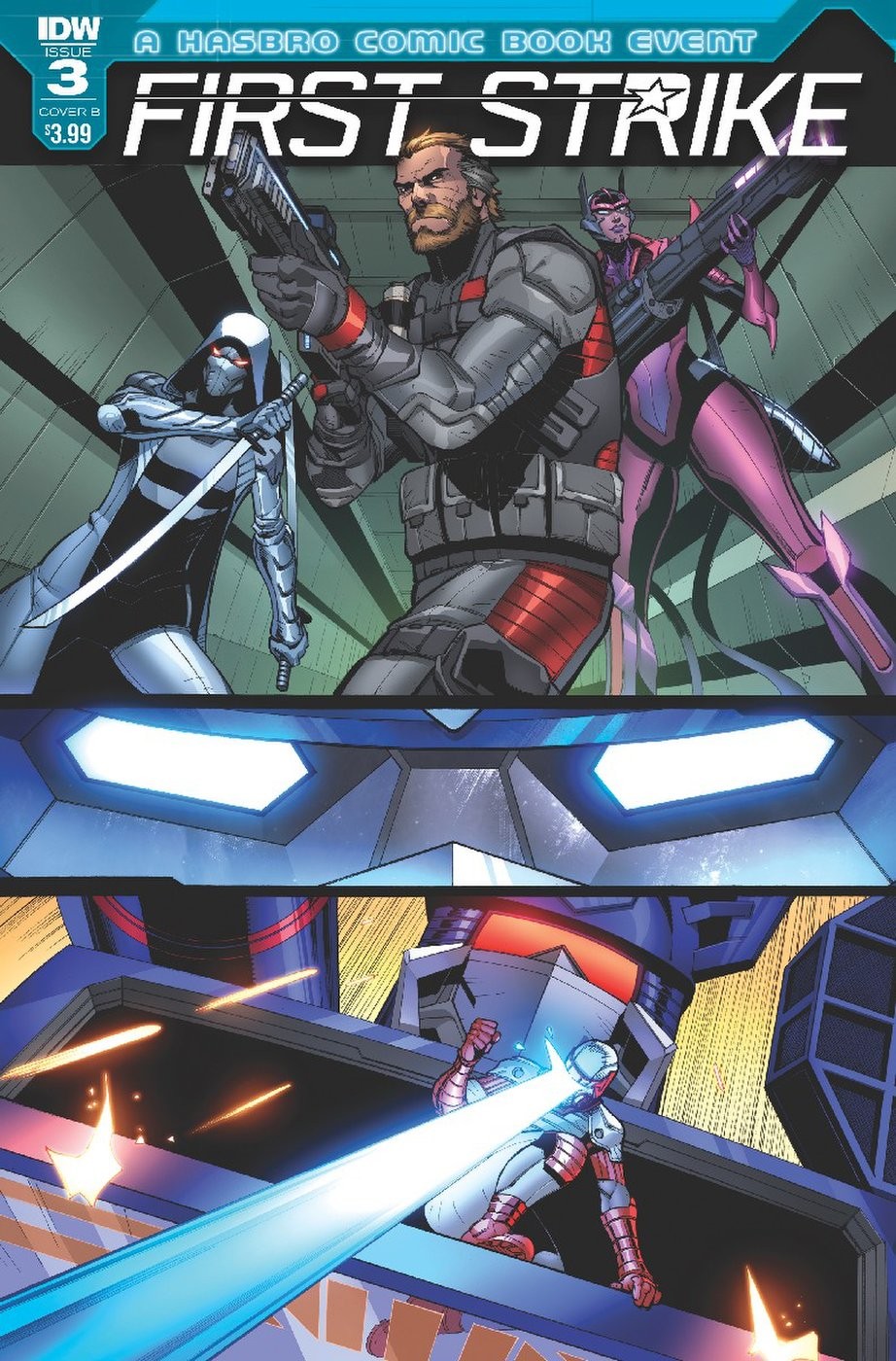 Transformers News: Variant Covers for IDW Hasbro Universe First Strike #3 and #4
