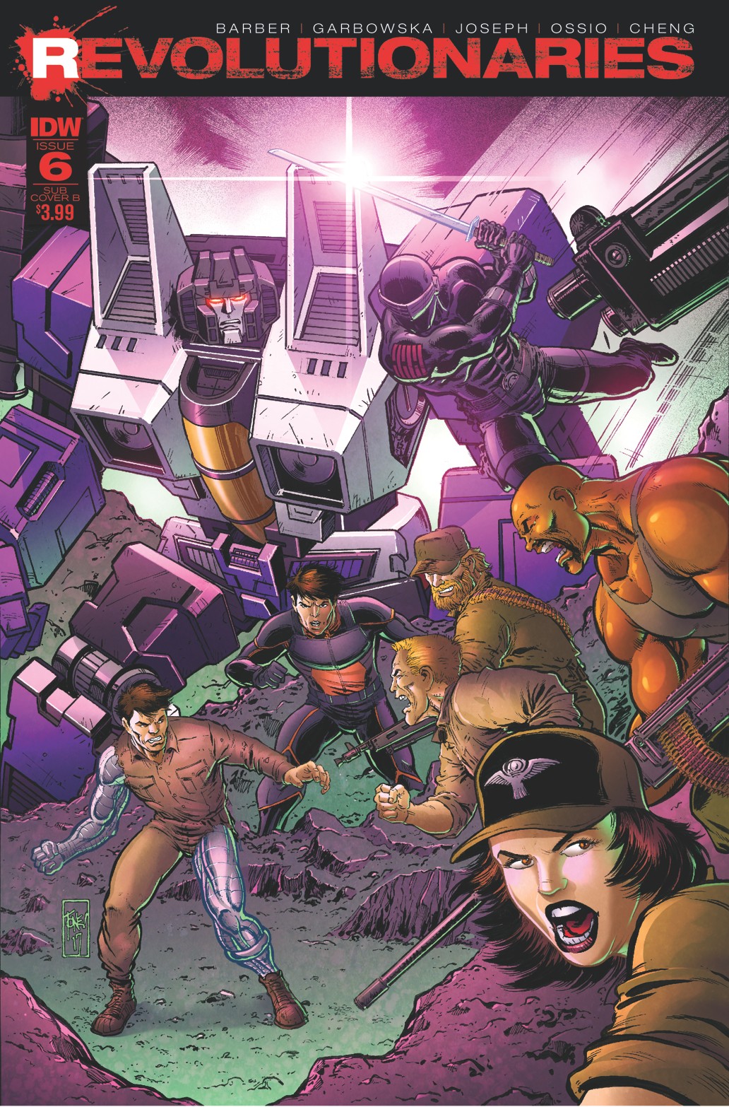 Transformers News: Variant Cover for IDW Revolutionaries #6 by Tone Rodriguez