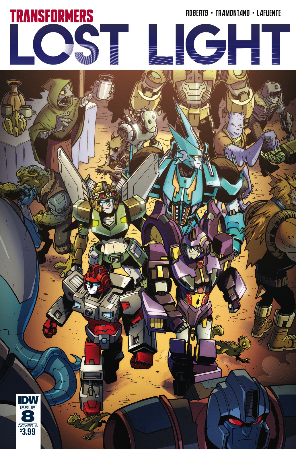 Transformers News: Main Cover Art for IDW Transformers: Lost Light #8