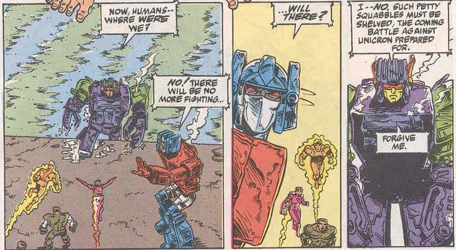 transformers g1 marvel comics