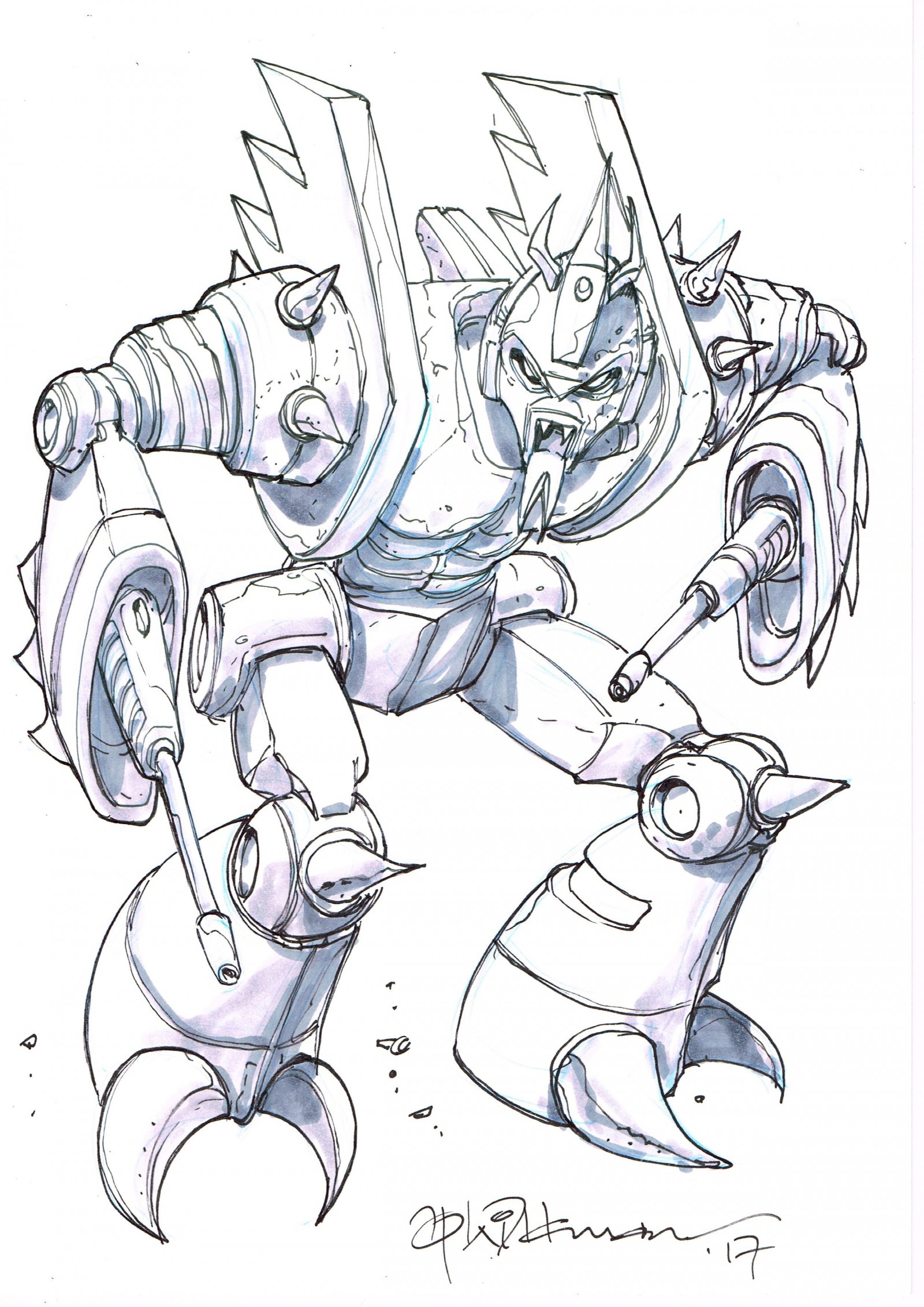 Transformers News: Andrew Wildman Transformers Sketchbooks