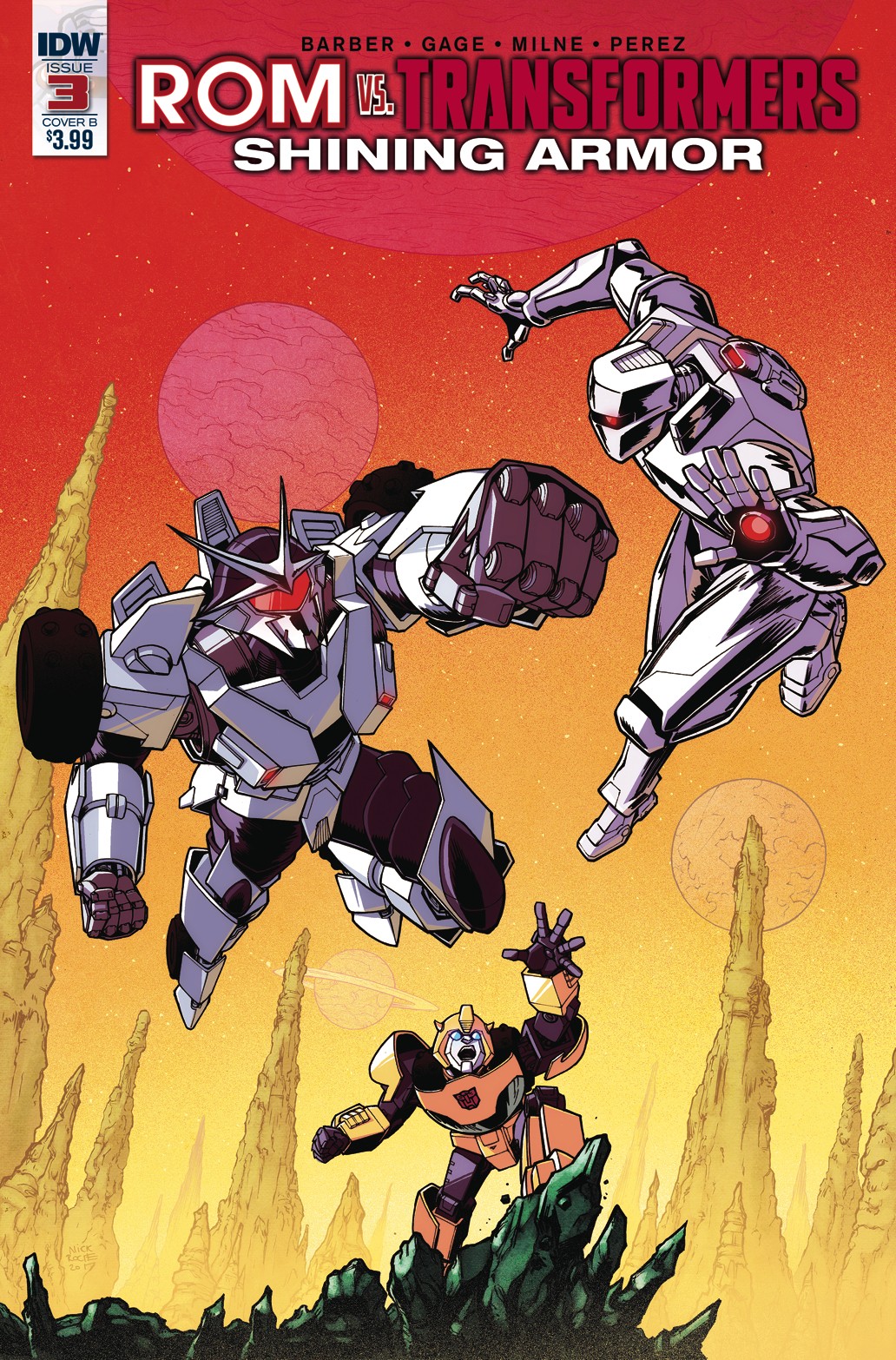 Transformers News: Variant Covers for IDW Rom Vs. Transformers: Shining Armor #3, by Roche/Burcham and Coller/Lafuente