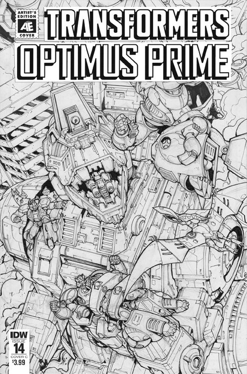 Transformers News: IDW Optimus Prime #14 Artist Edition Variant Cover by Andrew Griffith