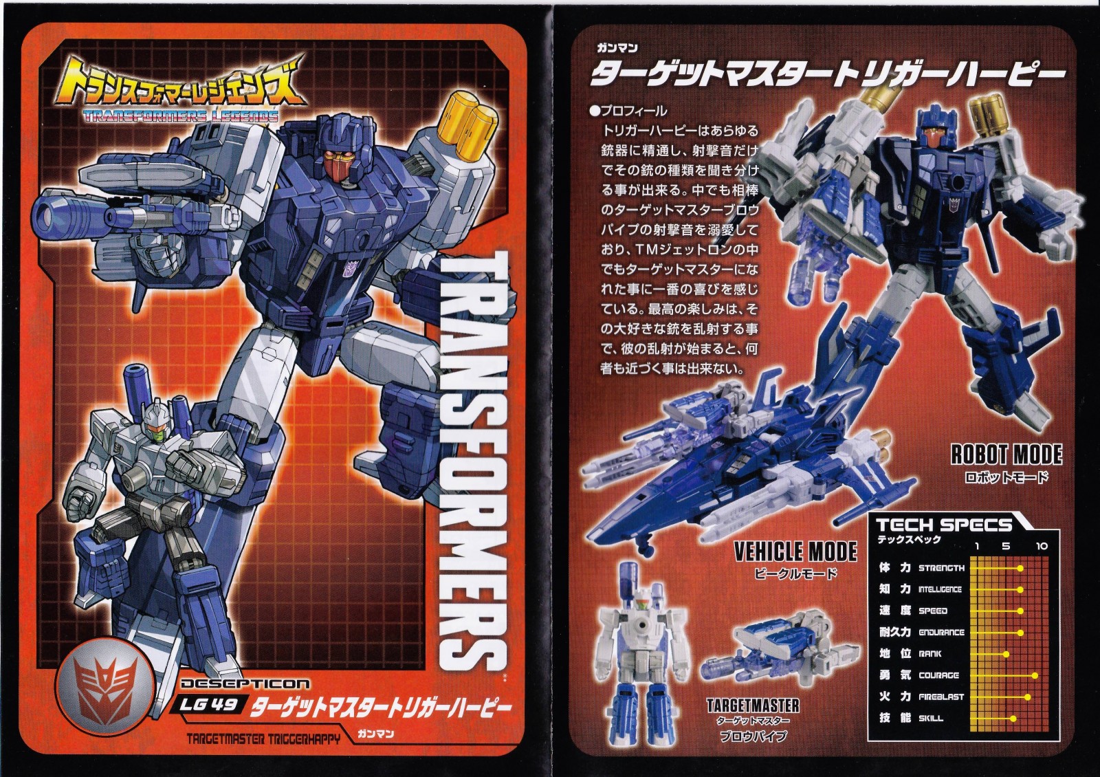 Takara Tomy Transformers Lg47 Kickback & Clouder for sale online 