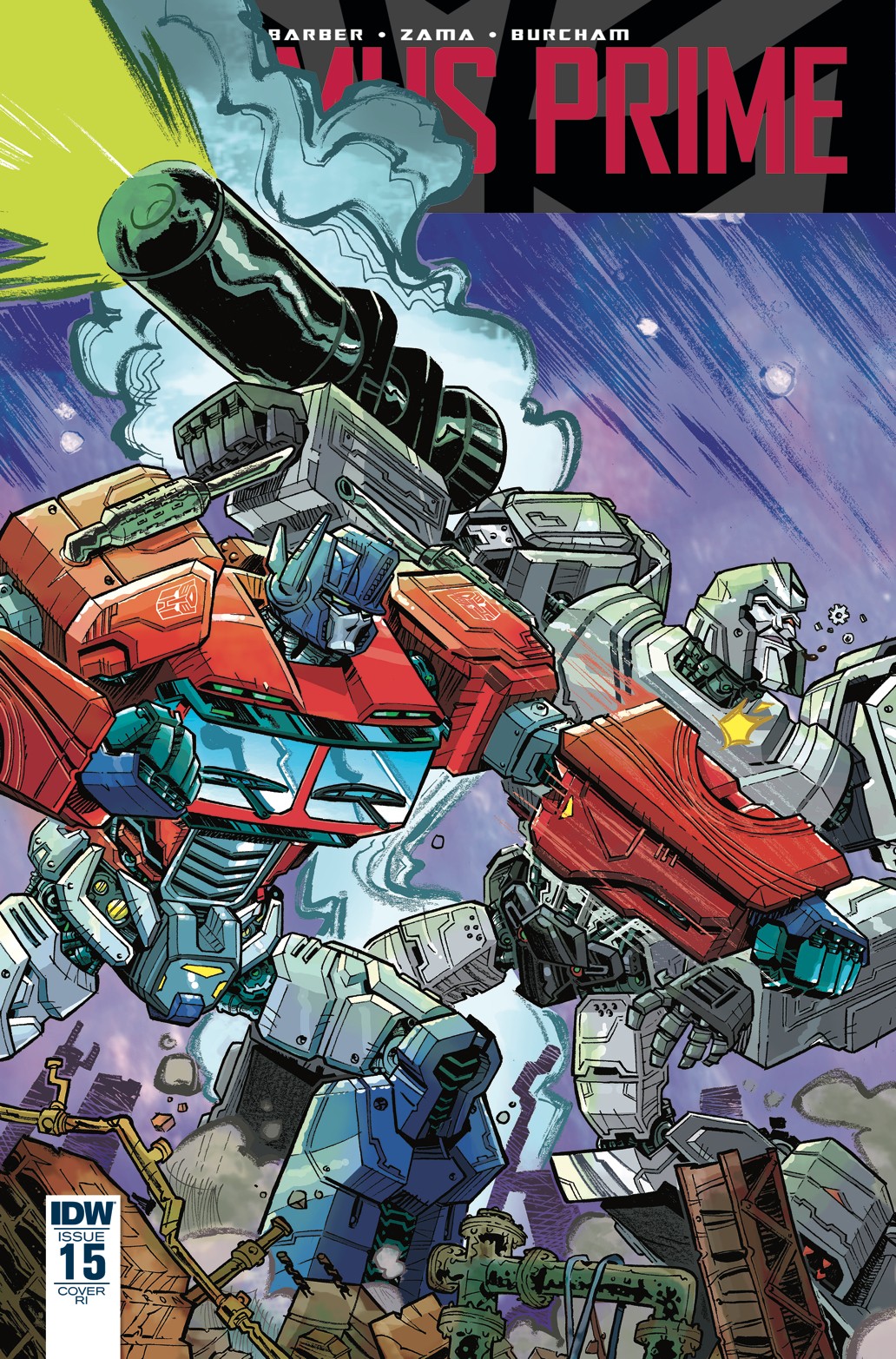 Transformers News: Variant Cover for IDW Optimus Prime #15 by Kei Zama / Josh Burcham